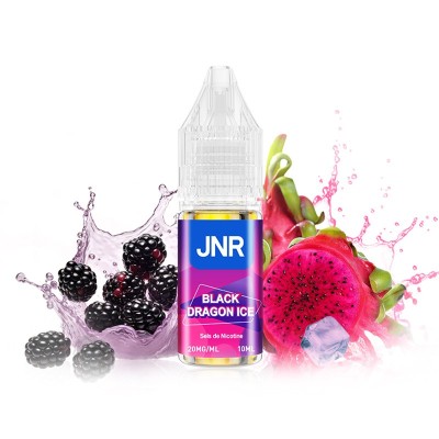 E-liquide JNR Black Dragon Ice 10ml, saveur fruit du dragon et mûre glacée, sels de nicotine E-liquide JNR Black Dragon Ice 10ml, saveur fruit du dragon et mûre glacée, sels de nicotine