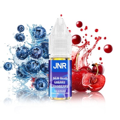 E-liquide JNR New Blue Cherry Cranberry 10ml - Sels de nicotine 20mg, fruits rouges et bleus