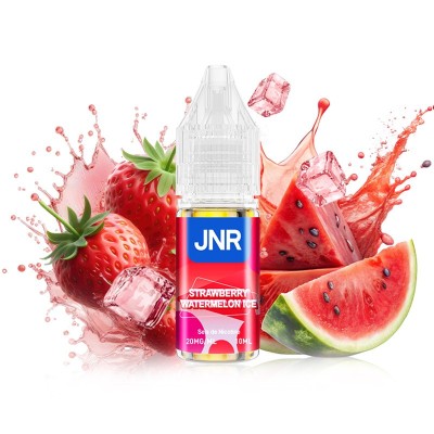 E-liquide JNR fraise pastèque menthe, flacon 10ml, splash de fruits et glaçons, 20mg sels de nicotine E-liquide JNR fraise pastèque menthe, flacon 10ml, splash de fruits et glaçons, 20mg sels de nicotine