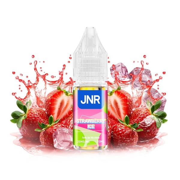 E-liquide Strawberry Ice 10ml JNR - Sel de Nicotine 20mg Fraise Glacée