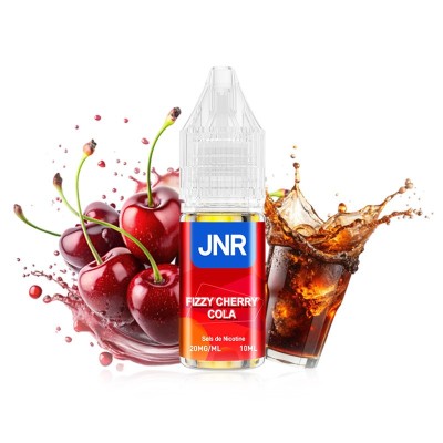 E-liquide JNR Fizzy Cherry Cola 10ml avec cerises fraîches et verre de cola pétillant E-liquide JNR Fizzy Cherry Cola 10ml avec cerises fraîches et verre de cola pétillant