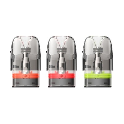 Pods de remplacement GeekVape Q 3ml, trois modèles avec résistances différentes, couleurs rouge et vert