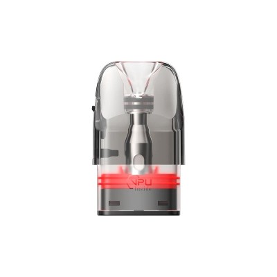 Pod de remplacement Q 3ml GeekVape avec réservoir transparent et bande rouge