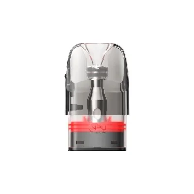 Pod de remplacement Q 3ml GeekVape avec réservoir transparent et bande rouge Pod de remplacement Q 3ml GeekVape avec réservoir transparent et bande rouge