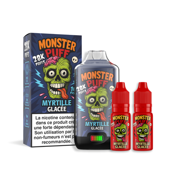 Puff Monster Puff 28k Myrtille Glacée