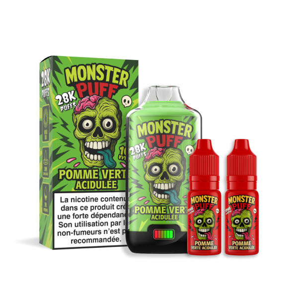 Puff Monster Puff 28k Pomme Verte Acidulée