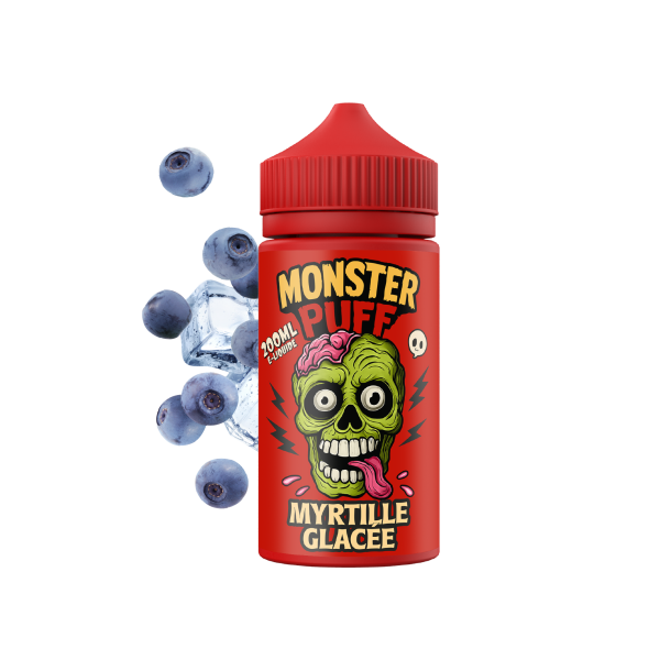 Eliquide Monster Puff 200ml Myrtille Glacée