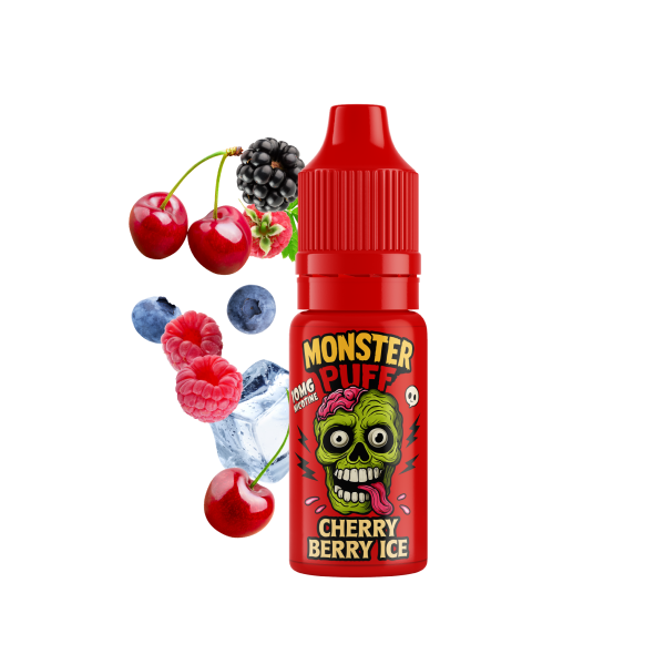 Eliquide Monster Puff 10ml Cherry Berry Ice