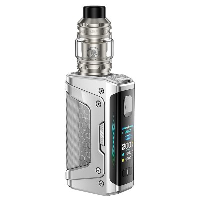 Kit de cigarette électronique Aegis Legend 5 avec Z Sub Ohm 2021 de Geekvape, argenté Kit de cigarette électronique Aegis Legend 5 avec Z Sub Ohm 2021 de Geekvape, argenté
