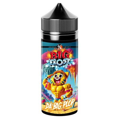 E-liquide Big Frost Da Big Plop 100ml, saveur tropicale ananas mangue, flacon coloré