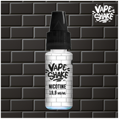 Flacon de booster nicotine VapeShake 19,9 mg/ml sur fond de briques, pour e-cigarette Flacon de booster nicotine VapeShake 19,9 mg/ml sur fond de briques, pour e-cigarette