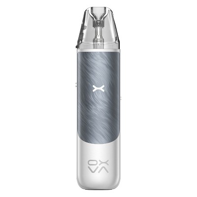 Kit Pod NeXLIM Go OXVA, cigarette électronique grise avec réservoir transparent
