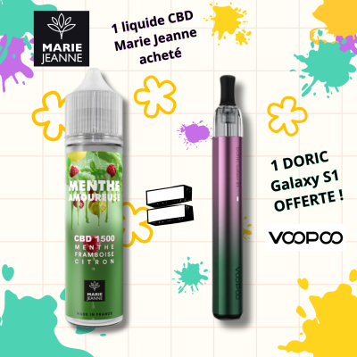 Pack E-liquide CBD Menthe...