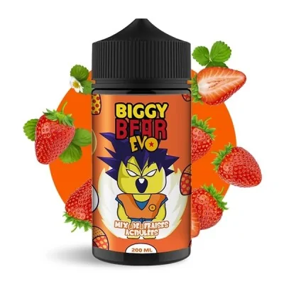 Mix de Fraises Acidulées 200ml - Biggy Bear EVO