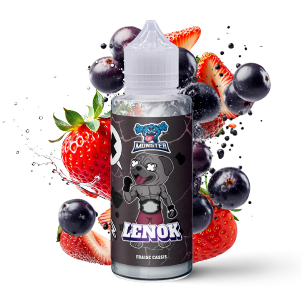 LENOK 200ML - E-liquide Monster Gourmand Fraise Cassis