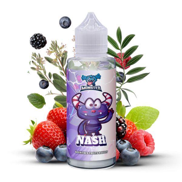 E-liquide NASH 200ML Monster Gourmand - Absinthe Fruits Rouges