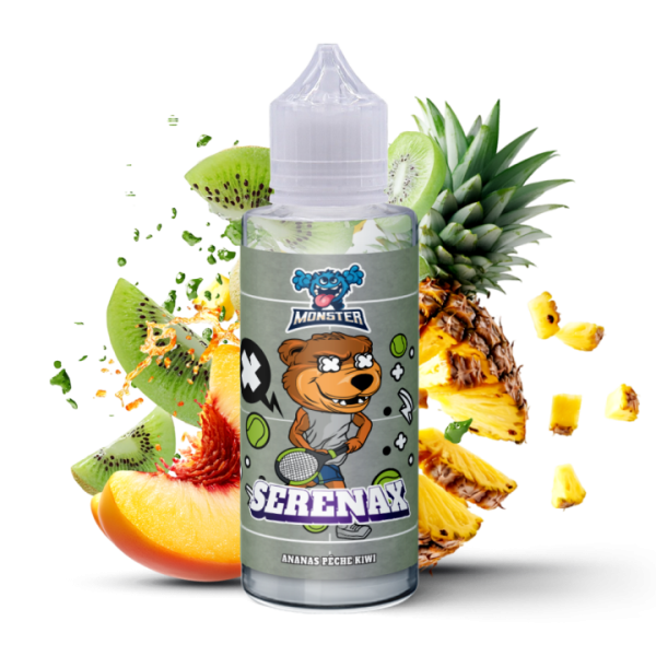 SERENAX 200ML - E-liquide Monster Gourmand Ananas Pêche Kiwi