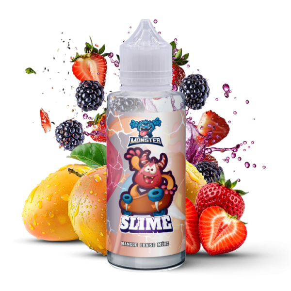SLIME 200ML - Liquide E-cigarette Mangue Fraise - Monster Gourmand