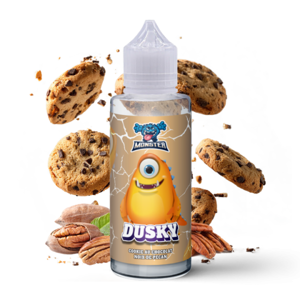 DUSKY 200ML Monster Gourmand - E-liquide Cookie Chocolat Noix de Pécan
