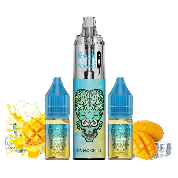 Puff Tornado RandM 20K Mango on Ice 850mAh - Fumot