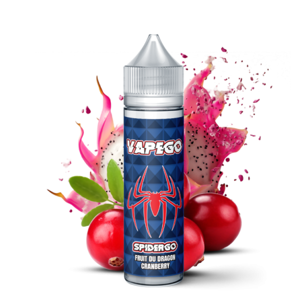 E-liquide SPIDERGO Fruit du Dragon Cranberry 50ML - Vapego