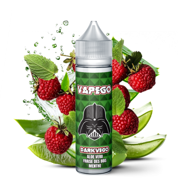 E-liquide Darkvego 50ML - Vapego - Aloé Vera Fraise Menthe
