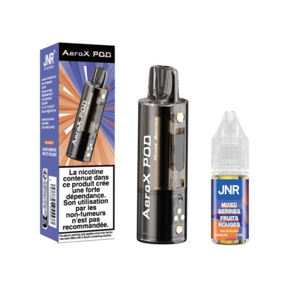 Pod JNR AeroX + E-liquide 10ml Mixed Berries