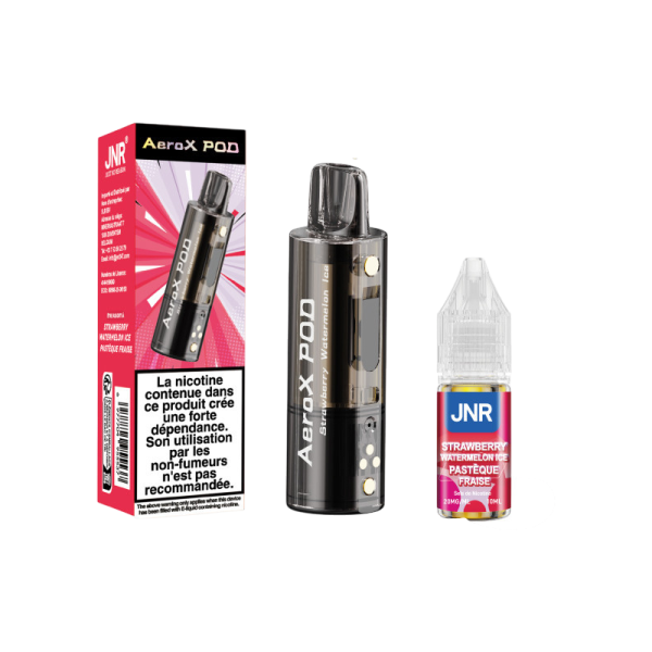 Pod JNR AeroX + E-liquide 10ml Strawberry Watermelon Ice