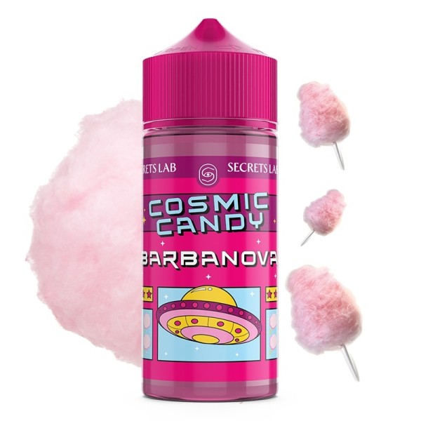 Barbanova 50ml Cosmic Candy - Secret's Lab - E-liquide Barbe à Papa