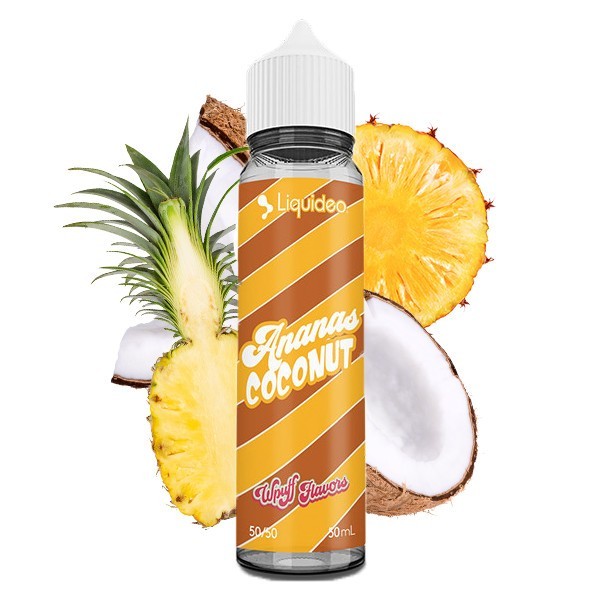 E-liquide Ananas Coconut 50ml Wpuff Flavors - Liquideo