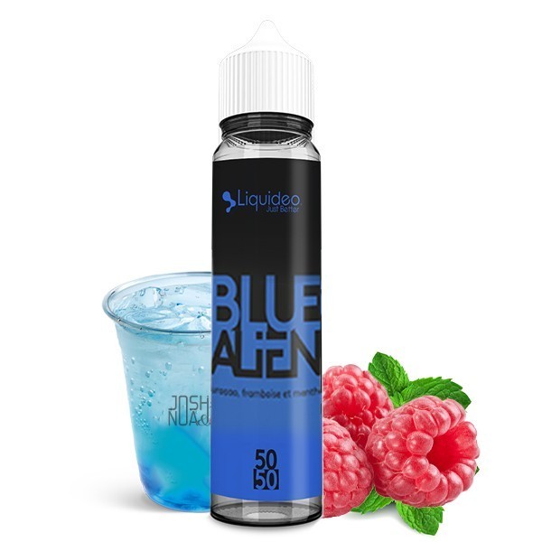 Blue Alien 50ml Fifty - Liquideo E-liquide Curaçao Framboise Menthe