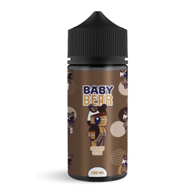 Bouteille e-liquide Baby Bear Coffee Cake 100ml avec des ours en dessin animé Bouteille e-liquide Baby Bear Coffee Cake 100ml avec des ours en dessin animé