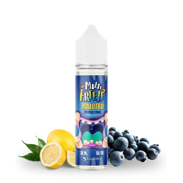 Malotru 50ml Multi Freeze Myrtille Citron - Liquideo