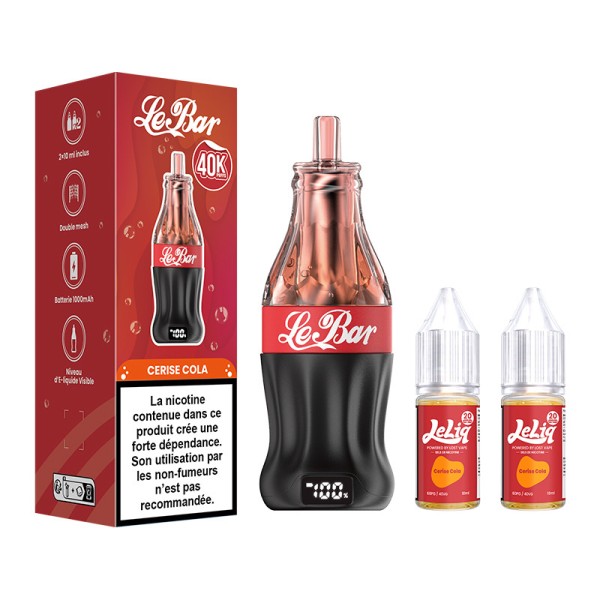 Puff Le Bar 40K 1000mAh 22ml Cerise Cola - Lost Vape