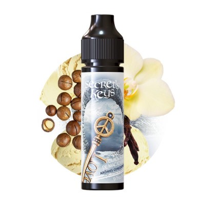 Flacon e-liquide White Key 50ml Secret's Keys avec noix de macadamia et vanille