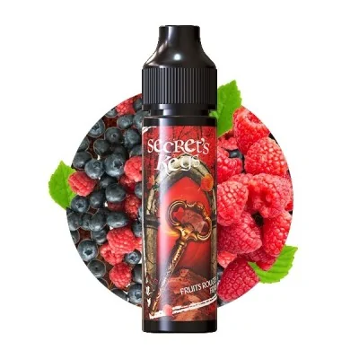 E-liquide Red Key Secret's Keys fruits rouges 50ml avec framboises et myrtilles