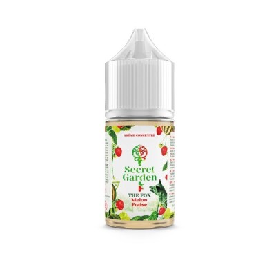 Concentré The Fox 30ml Secret Garden, flacon e-liquide fruité avec design végétal coloré Concentré The Fox 30ml Secret Garden, flacon e-liquide fruité avec design végétal coloré