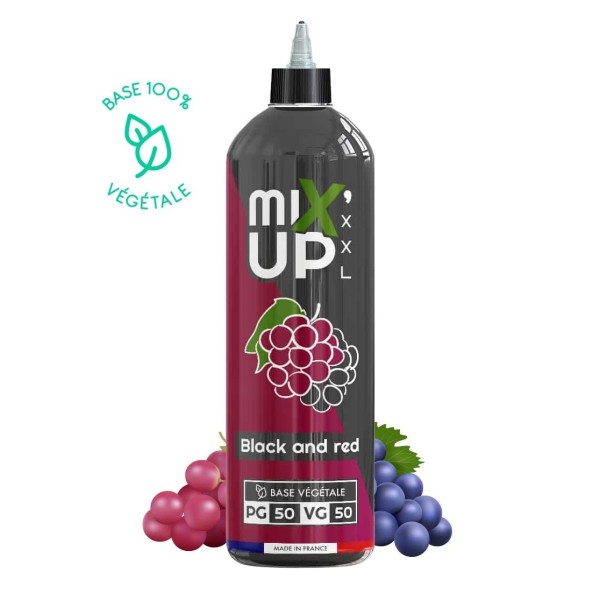 MIX'UP XXL Black and Red 1L E-liquide Raisin
