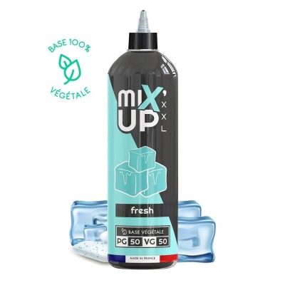 Bouteille d'additif Fresh 1L Mix'Up XXL, base 100% végétale, avec cubes de glace