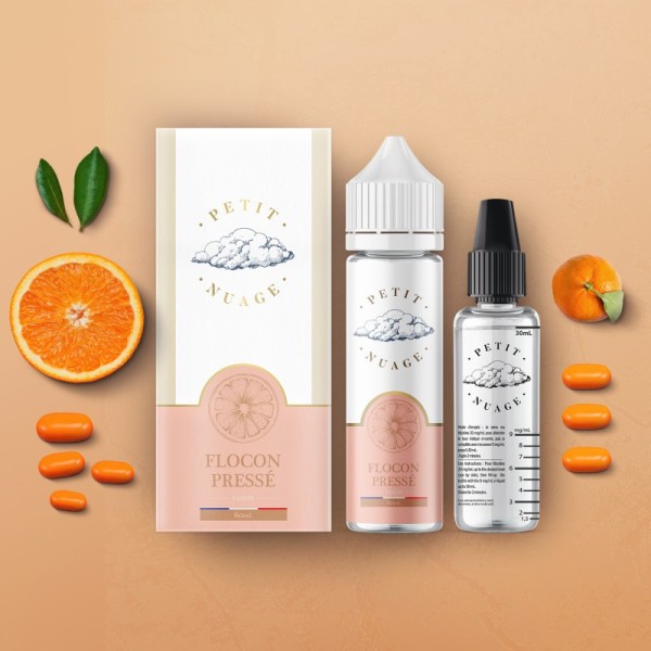 Flocon Pressé Orange Bonbon 60ml - Petit Nuage