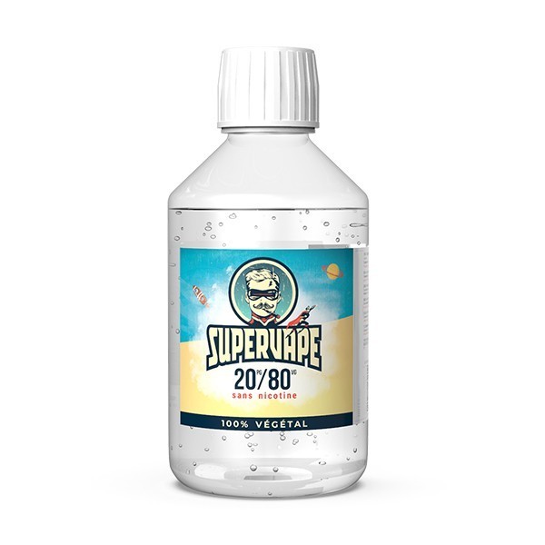 Base e-liquide Supervape 20/80 PG/VG 500ml