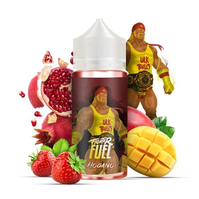 E-liquide Hogano Fighter Fuel avec fruits, figurine musclée et flacon 100ml E-liquide Hogano Fighter Fuel avec fruits, figurine musclée et flacon 100ml