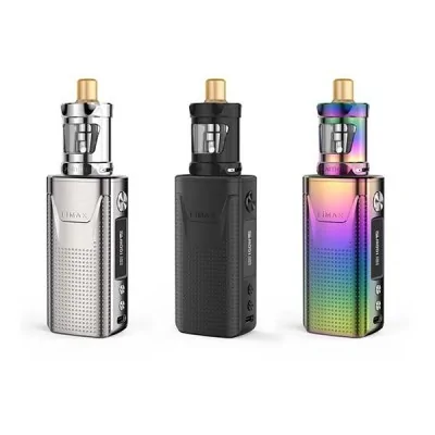 Kit LiMAX 3000mAh Innokin avec Zenith II en 3 couleurs : argent, noir et arc-en-ciel