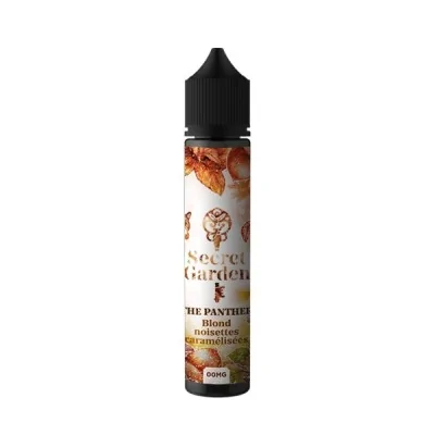 E-liquide The Panther Secret Garden 50ml, saveur dessert caramélisé pour cigarette électronique