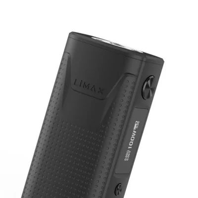 Kit cigarette électronique LiMAX 3000mAh noir avec batterie externe rechargeable