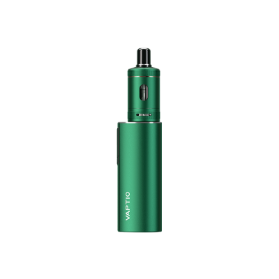 Kit de vapotage Cosmo 2 Plus Vaptio vert, cigarette électronique cylindrique en deux parties