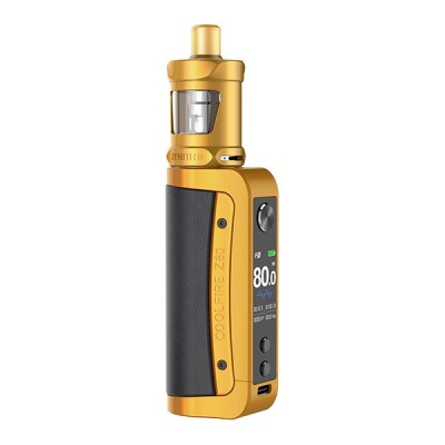 Kit cigarette électronique Coolfire Z80 avec Zenith II Innokin doré et noir, écran 80W Kit cigarette électronique Coolfire Z80 avec Zenith II Innokin doré et noir, écran 80W