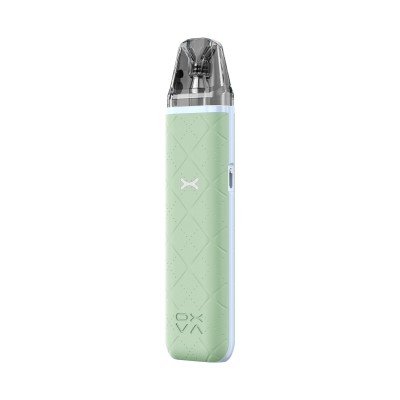 Kit Pod XLIM Go OXVA, cigarette électronique vert menthe compact avec embout transparent Kit Pod XLIM Go OXVA, cigarette électronique vert menthe compact avec embout transparent