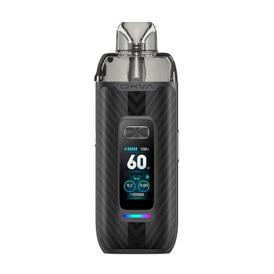 Kit Pod VPrime OXVA 2600mAh, cigarette électronique noire avec écran LED affichant 60W Kit Pod VPrime OXVA 2600mAh, cigarette électronique noire avec écran LED affichant 60W