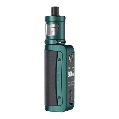 Kit Coolfire Z80 avec Zenith II Innokin, cigarette électronique verte et noire avec écran Kit Coolfire Z80 avec Zenith II Innokin, cigarette électronique verte et noire avec écran